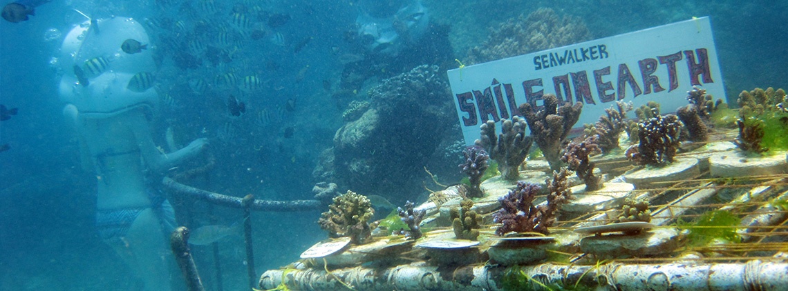 Seawalker Bali ECO Program, Smile On Earth